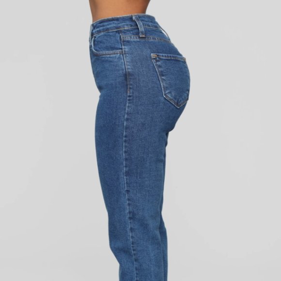 I Got It From My Mama Jeans - Dark Denim - Picture 3 of 4